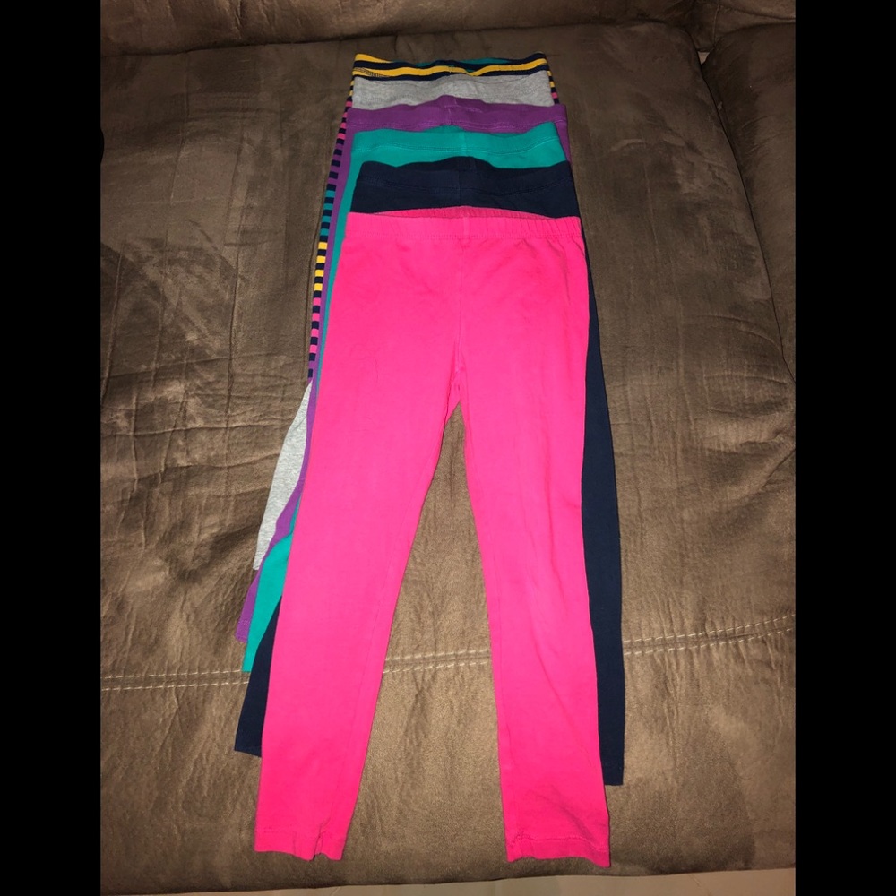 A colorful bundle of leggings